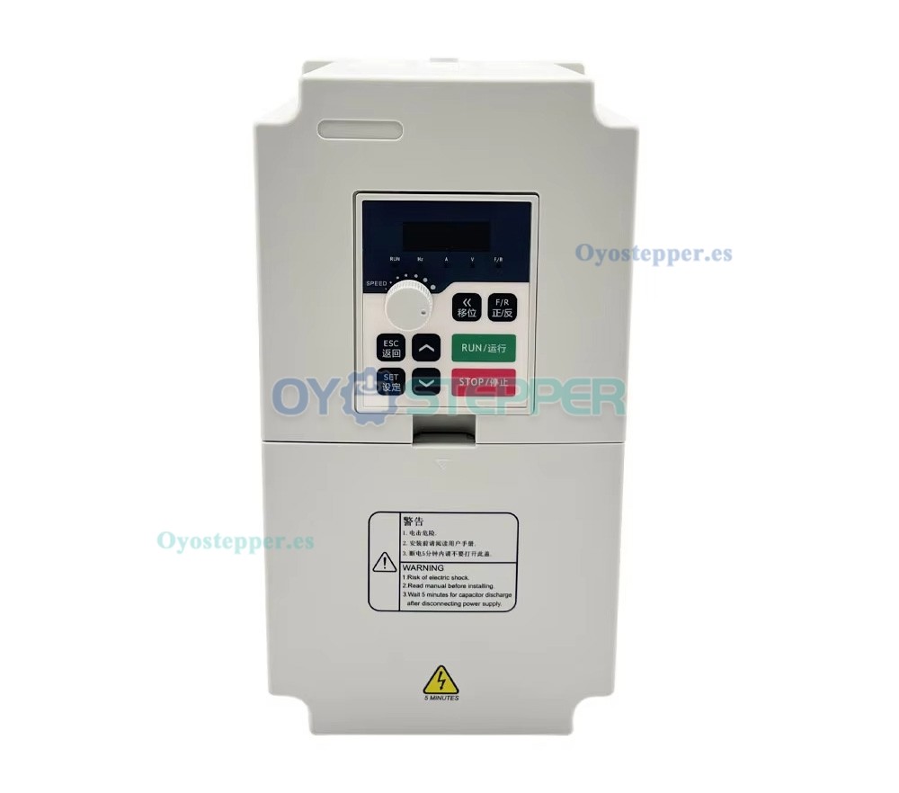 H100 Variador de frecuencia VFD trif&aacute;sico de 7,5kW 220V/380V para husillo CNC